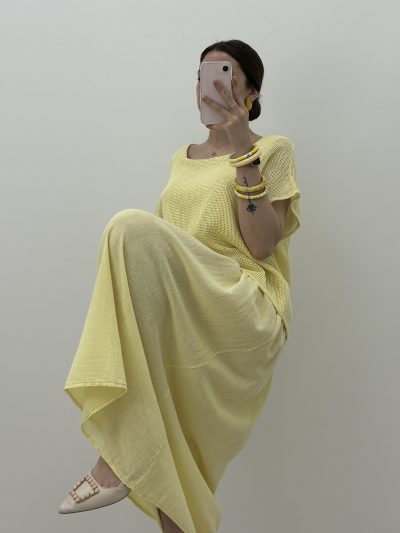 Alternative view of VESTIDO CAMISETA MANTEQUILLA