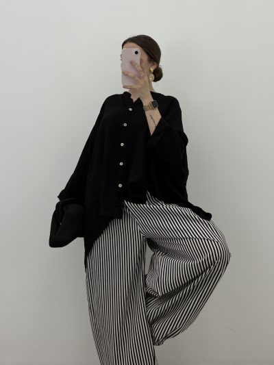 PANTALÓN RAYA NEGRO