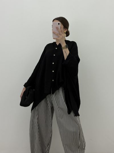 Alternative view of PANTALÓN RAYA NEGRO