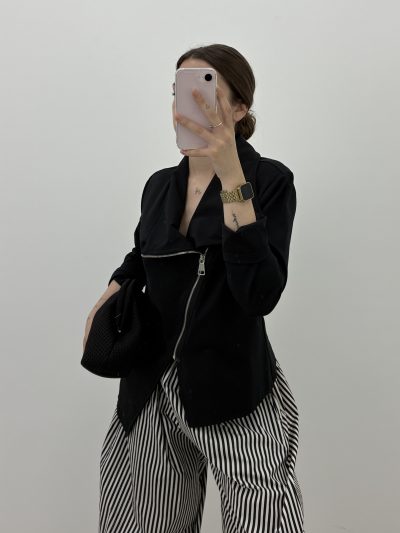 Alternative view of CHAQUETA CREMALLERA NEGRO