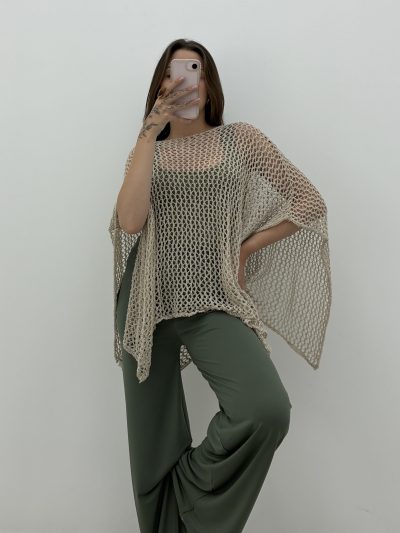 Alternative view of PONCHO CALADO TOPO