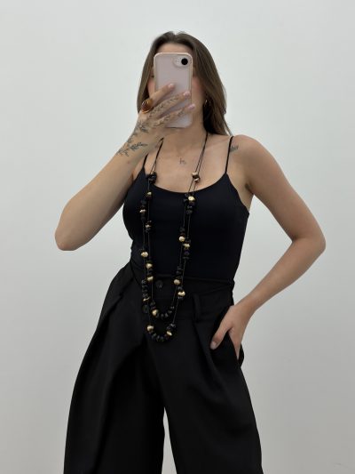 Alternative view of CAMISETA TIRANTE NEGRO