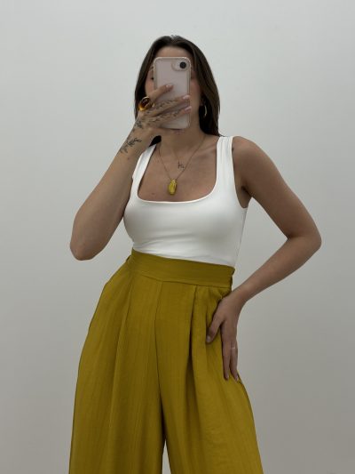 Alternative view of CAMISETA ESCOTE U BLANCA