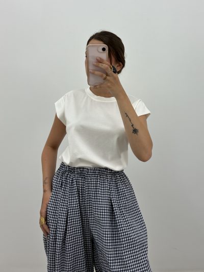 Alternative view of CAMISETA MANGA JAPONESA BLANCA