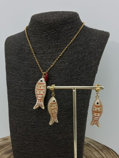 Alternative view of COLLAR PEZ ESMALTADO