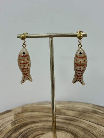 PENDIENTES PEZ ESMALTADOS