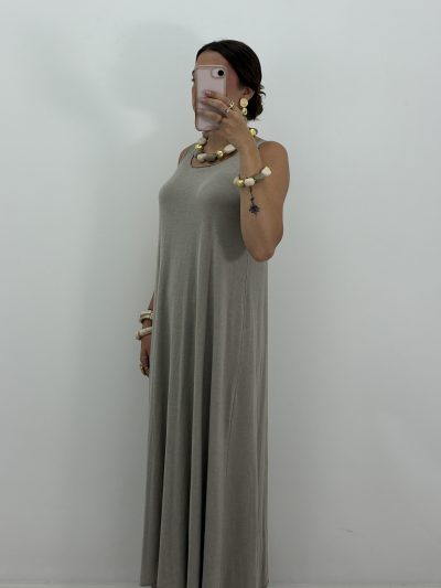 Alternative view of VESTIDO CRETA TOPO