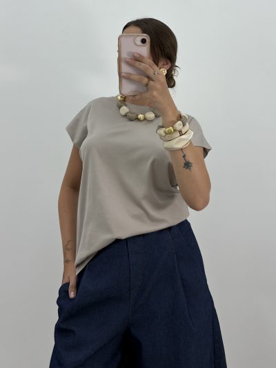 CAMISETA MANGA JAPONESA TOPO