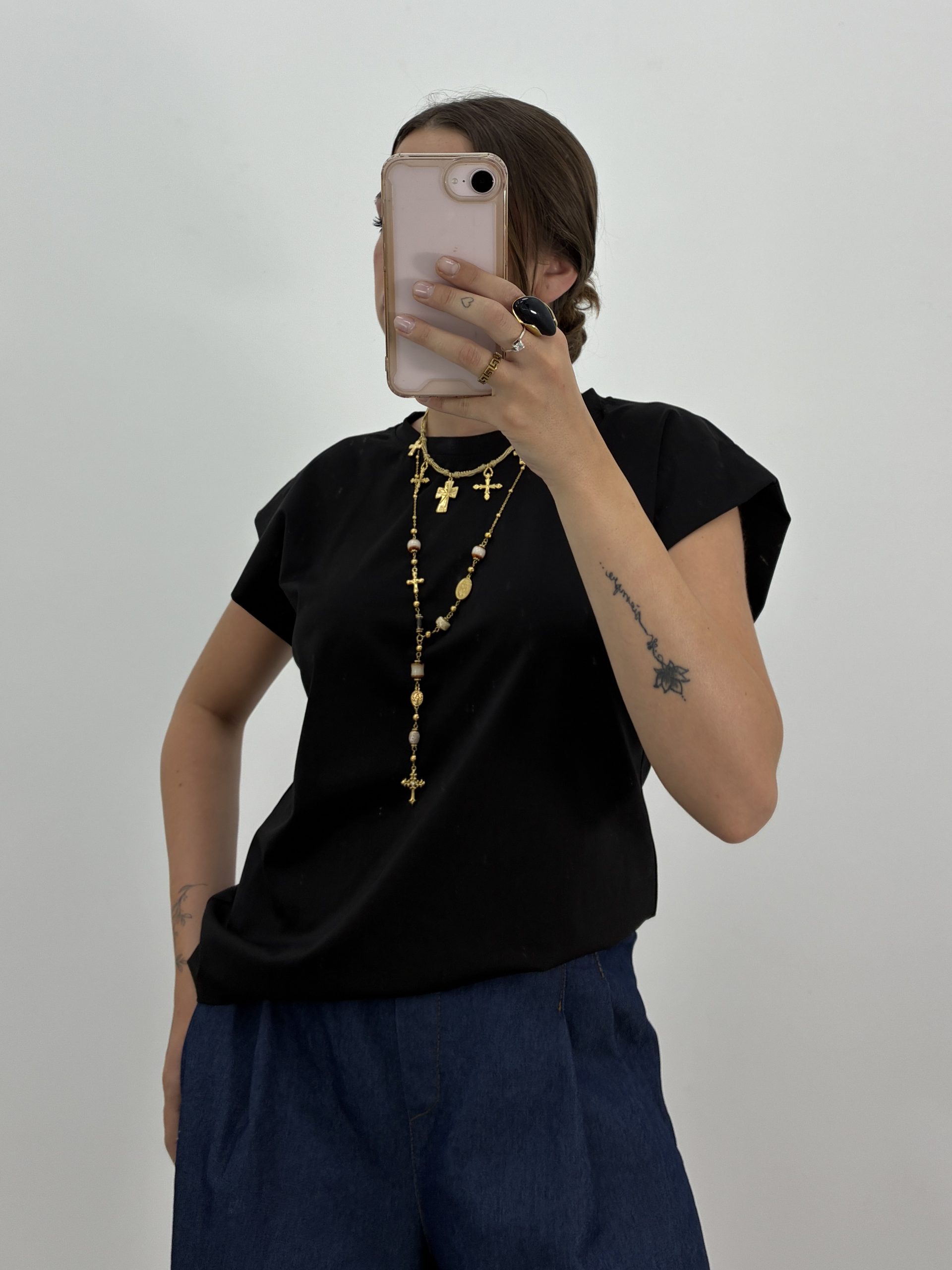 CAMISETA MANGA JAPONESA NEGRA - Imagen 2
