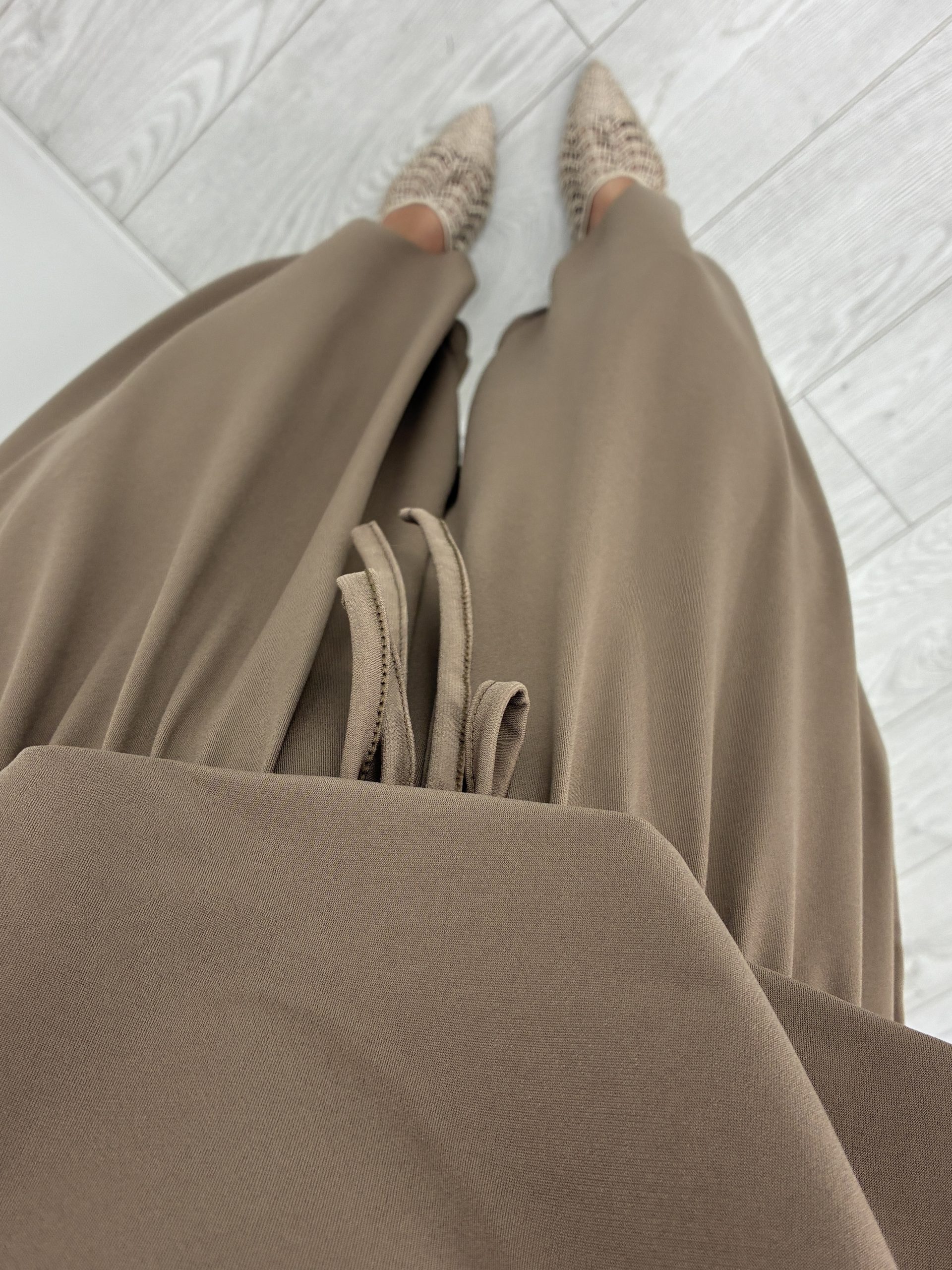 PANTALÓN LICRA FRÍA BOMBACHO CAMEL - Imagen 3