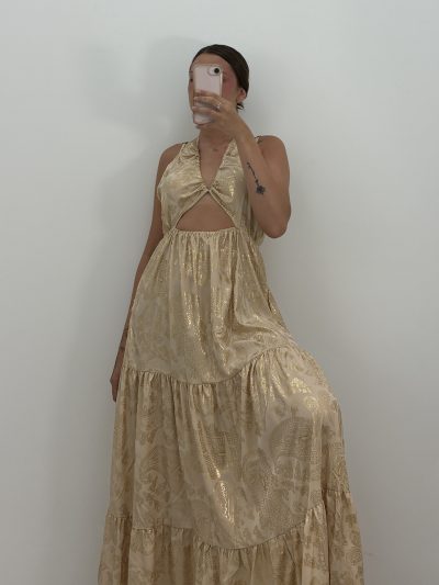 Alternative view of VESTIDO BOHO CHAMPAGNE