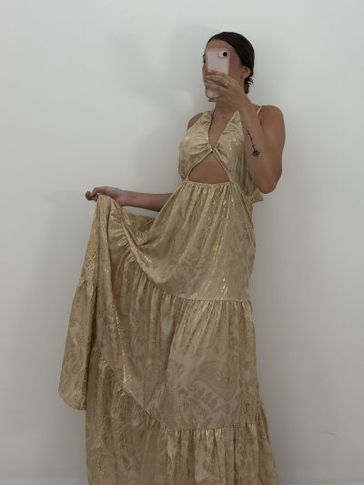 VESTIDO BOHO CHAMPAGNE