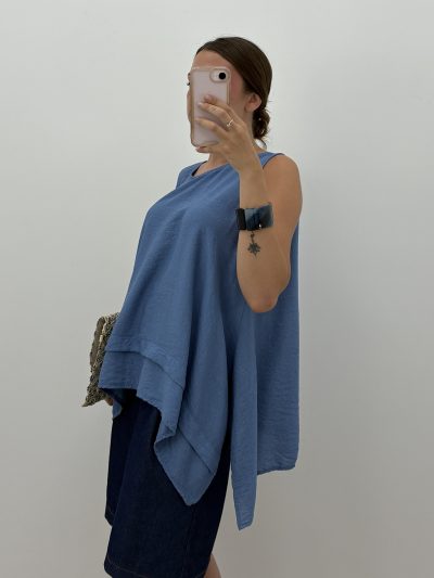 Alternative view of BLUSA ASIMÉTRICA DENIM