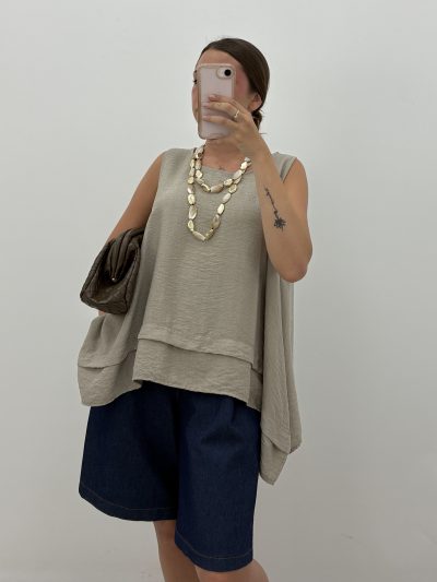 BLUSA ASIMÉTRICA TOPO