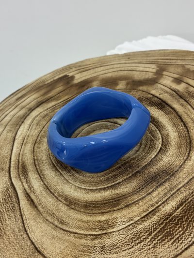BRAZALETE RESINA AZUL