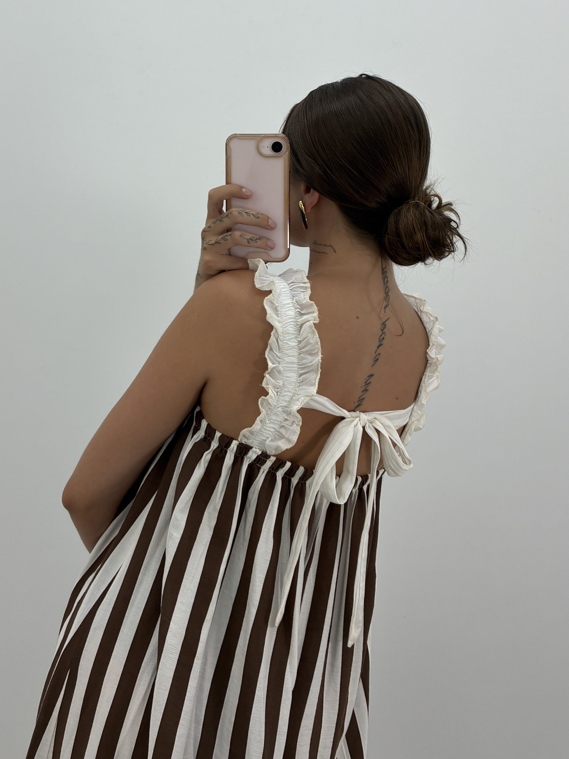 VESTIDO RAYADO LAZADA - Imagen 2