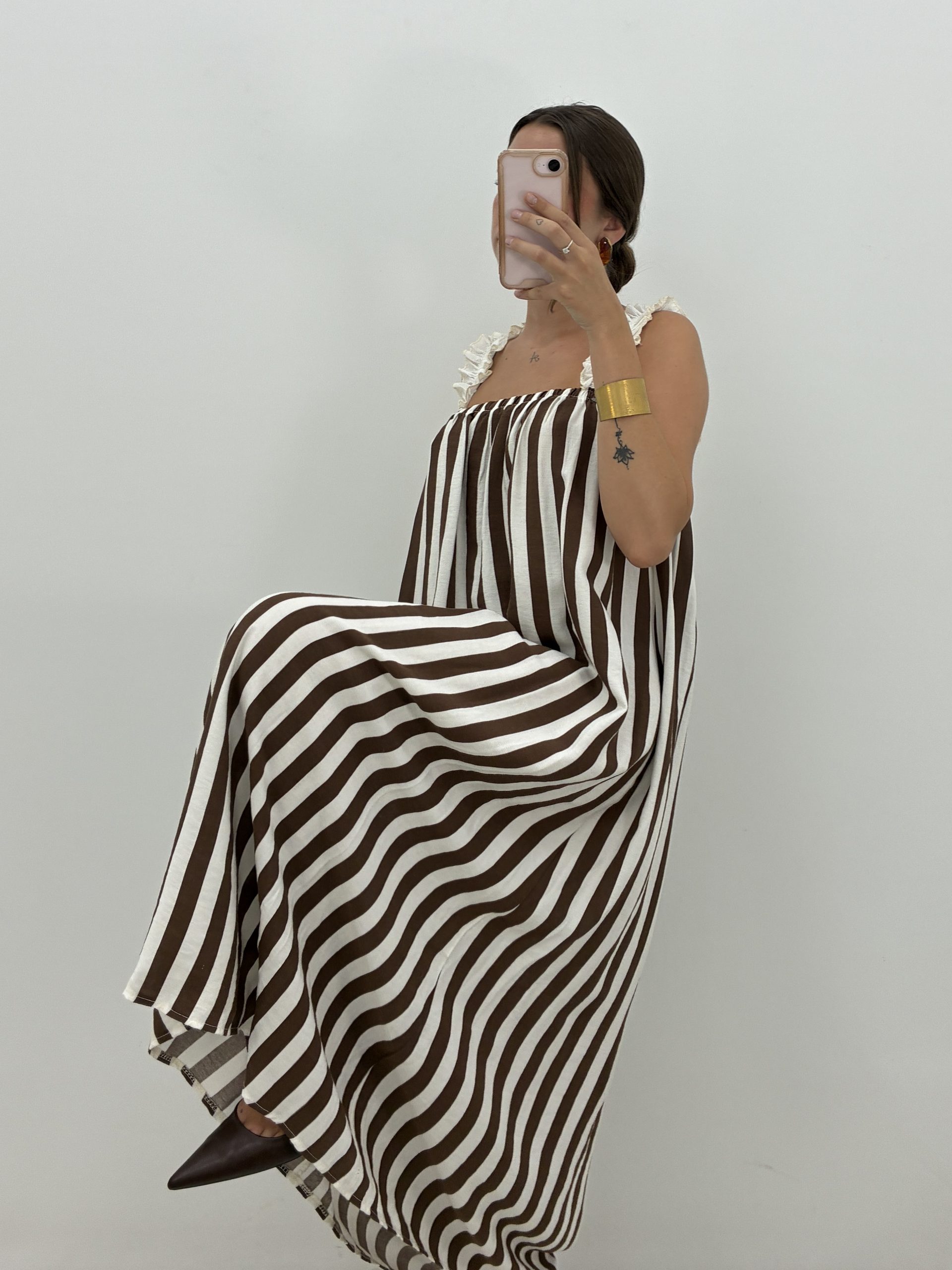 VESTIDO RAYADO LAZADA - Imagen 4