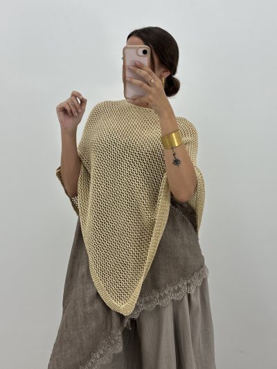 PONCHO CALADO ORO