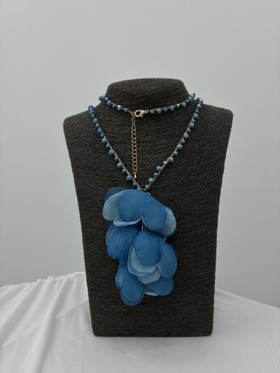 COLLAR LARGO CUENTAS CRISTAL