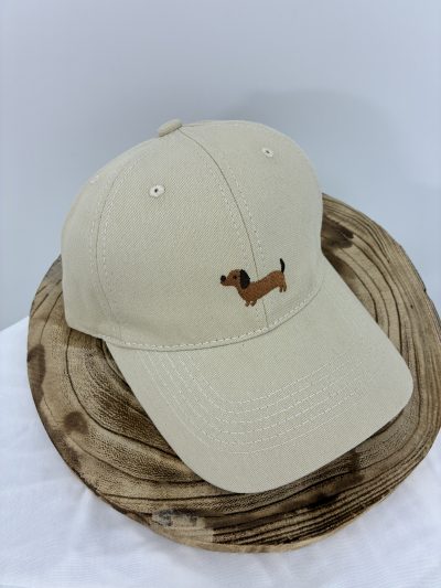 Alternative view of GORRA BEIGE BORDADO PERRITO