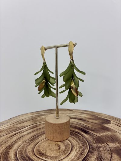 PENDIENTES CASCADA VERDE