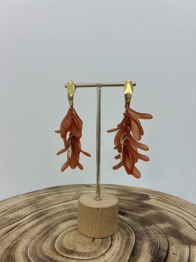 PENDIENTES CASCADA TEJA