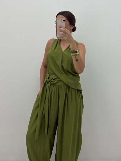PANTALÓN BOMBACHO LAZO PISTACHO
