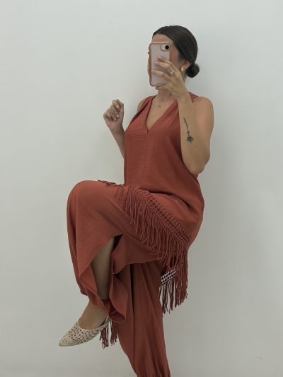PANTALÓN BOMBACHO LAZO TEJA