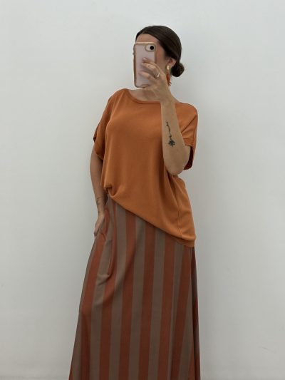 JERSEY OVERSIZE PUNTO FINO TEJA
