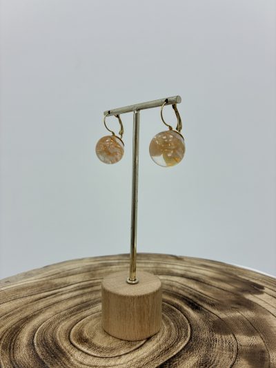 Alternative view of PENDIENTES CRISTAL CAMEL