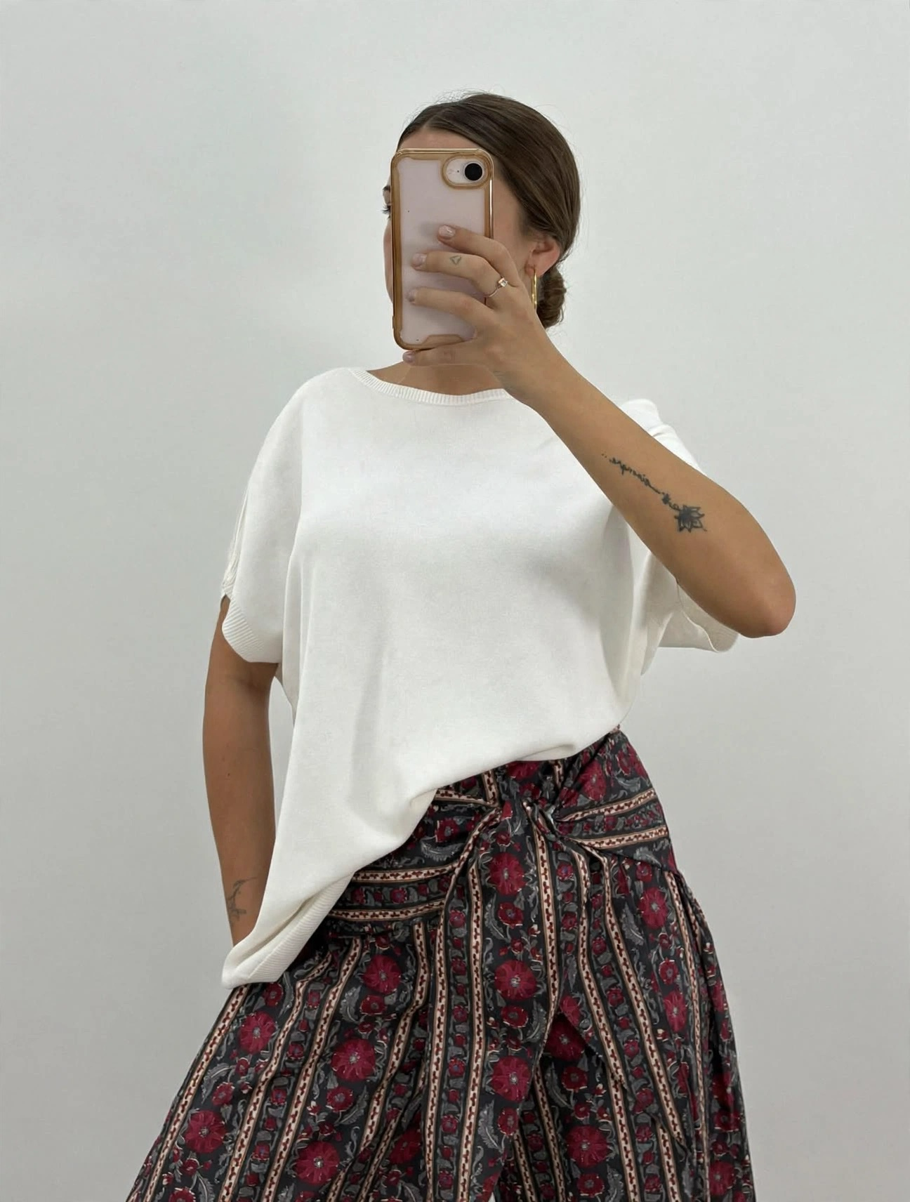 JERSEY OVERSIZE PUNTO FINO BLANCO - Imagen 2
