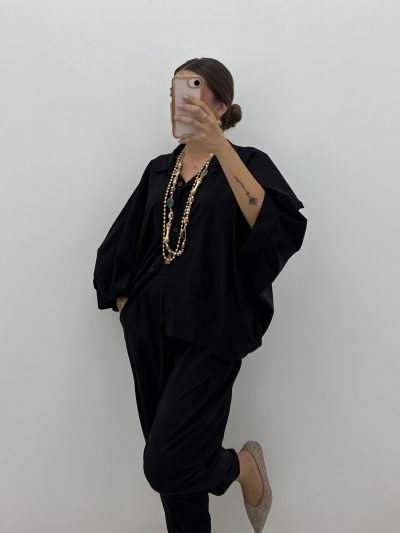 PANTALÓN BAGGY NEGRO