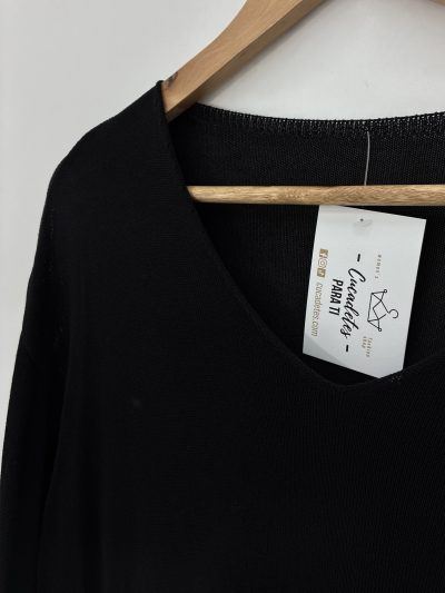 Alternative view of JERSEY PUNTO FINO ESCOTE PICO NEGRO