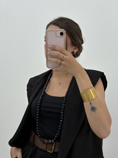 Alternative view of COLLAR BOLAS NEGRO