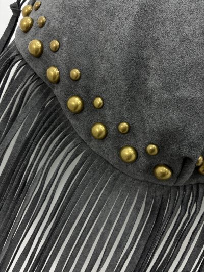 Alternative view of BOLSO BANDOLERA BOHO GRIS
