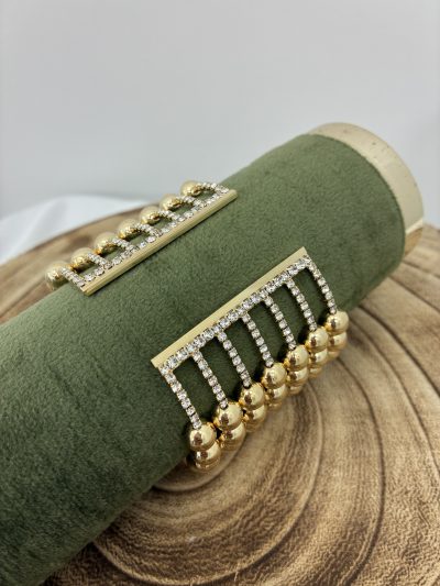 Alternative view of BRAZALETE BOLAS BRILLO