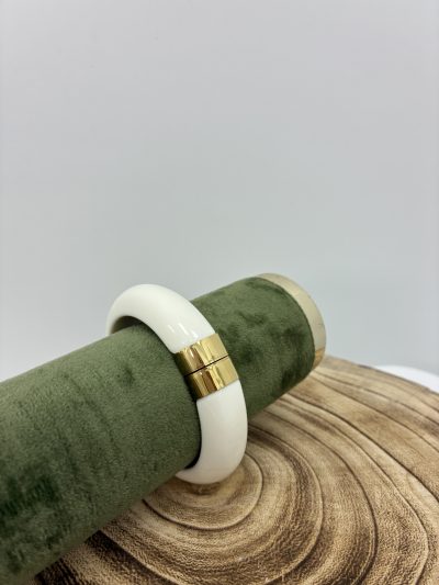 PULSERA RÍGIDA BEIGE