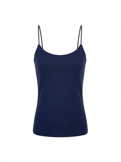 TOP BÁSICO TIRANTE FINO AZUL MARINO