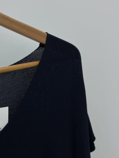 Alternative view of JERSEY PUNTO FINO CUELLO PICO OVERSIZE MARINO