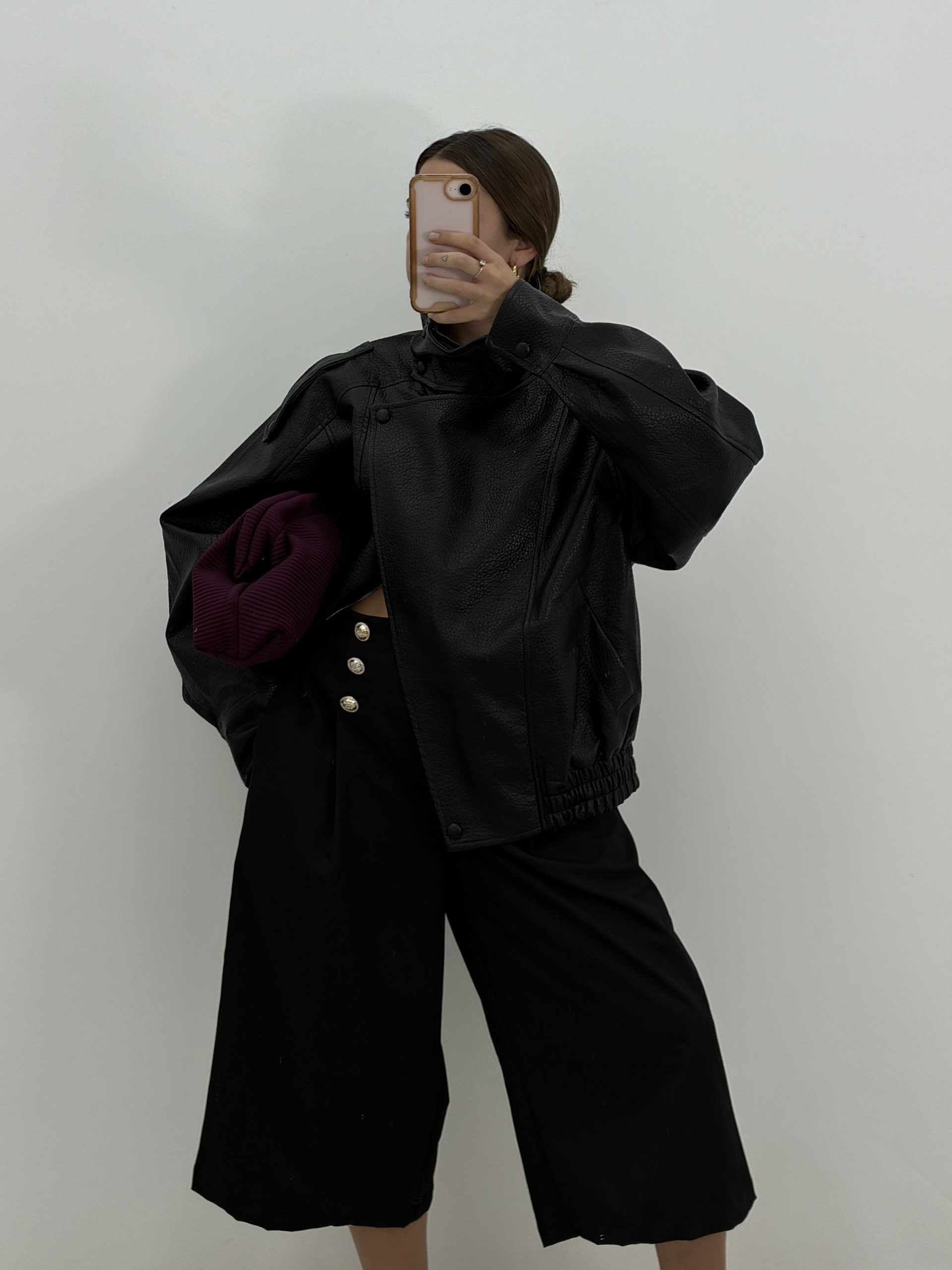 PANTALÓN CULOTTE NEGRO - Imagen 3