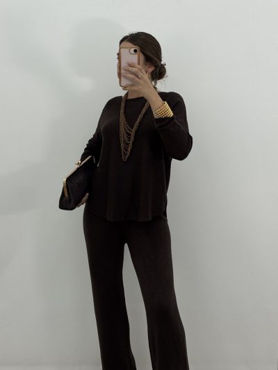 CONJUNTO DORIS MARRÓN