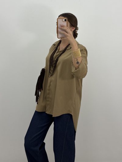 CAMISA GALA CAMEL