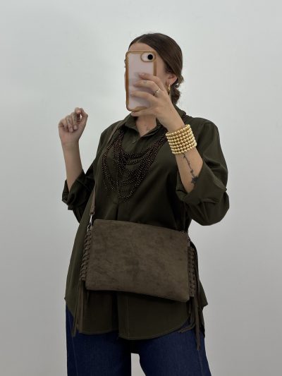 Alternative view of CAMISA GALA KAKI