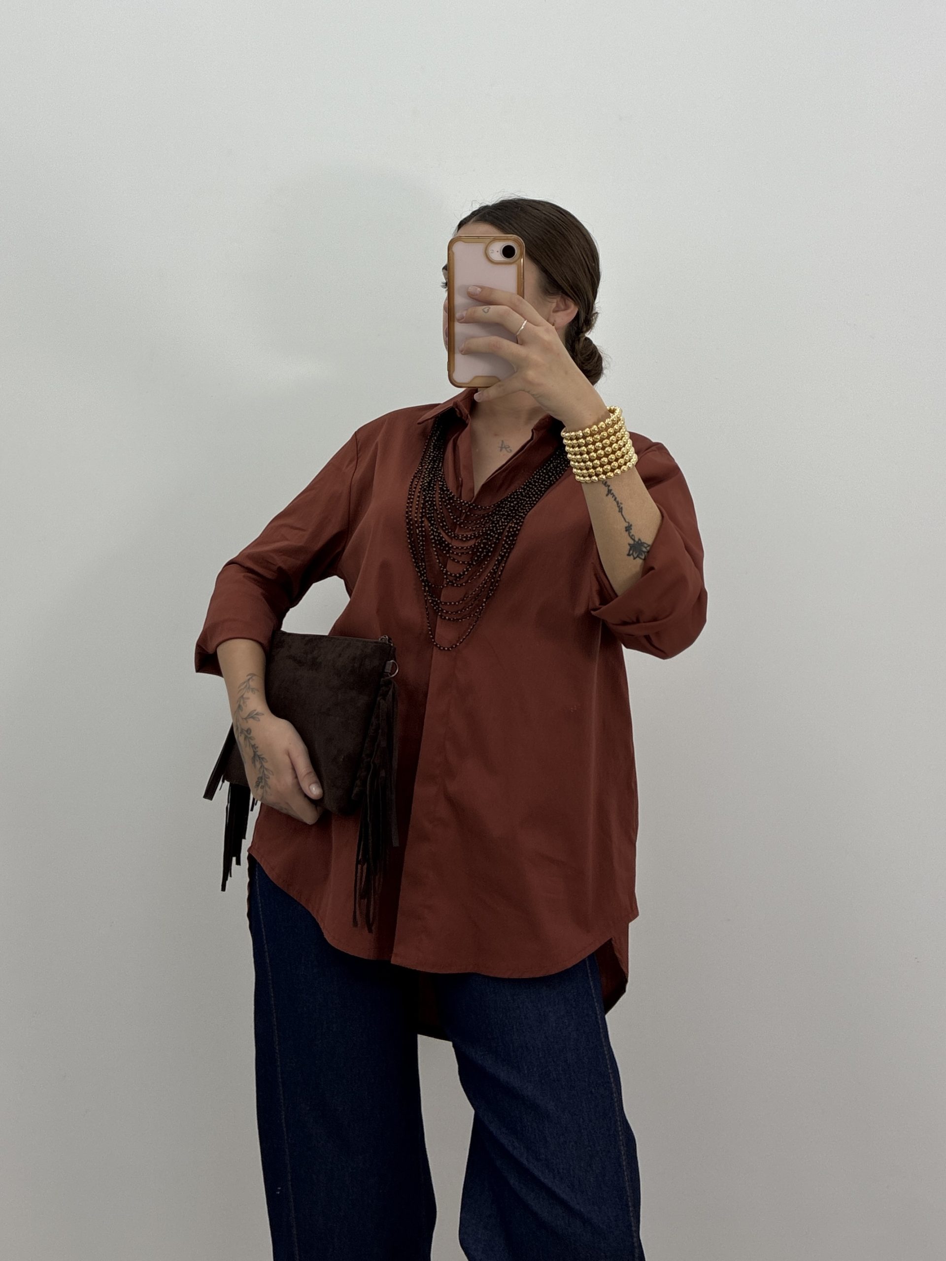 CAMISA GALA TEJA