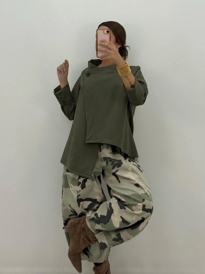 Alternative view of PANTALÓN CARGO CAMUFLAJE KAKI