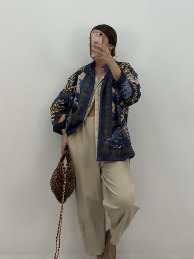 PANTALÓN PITILLO BEIGE PIEDRA
