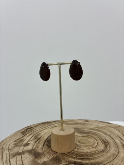 Alternative view of PENDIENTES GOTA MARRÓN