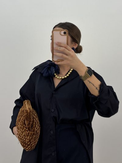 CAMISA BÁSICA NEGRO CURVI - Imagen 3
