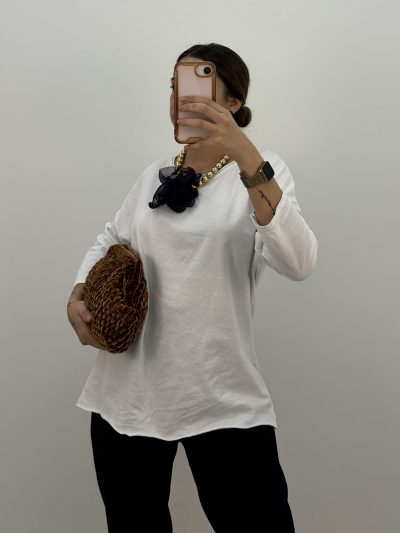 BÁSICA CORTES DE ALGODÓN BLANCO